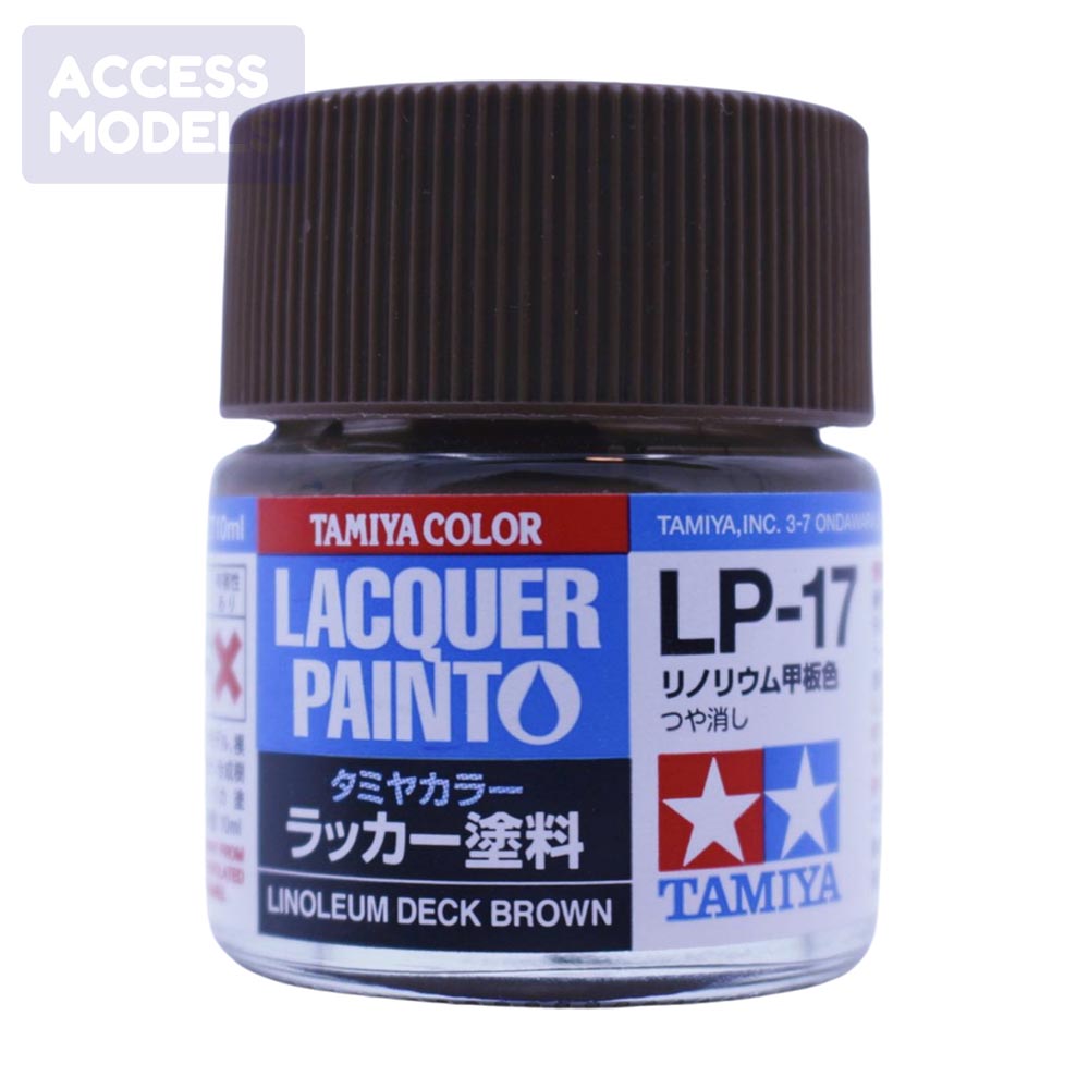 Tamiya Lacquer Paints 10Ml Lp17 Linoleum Deck Brown