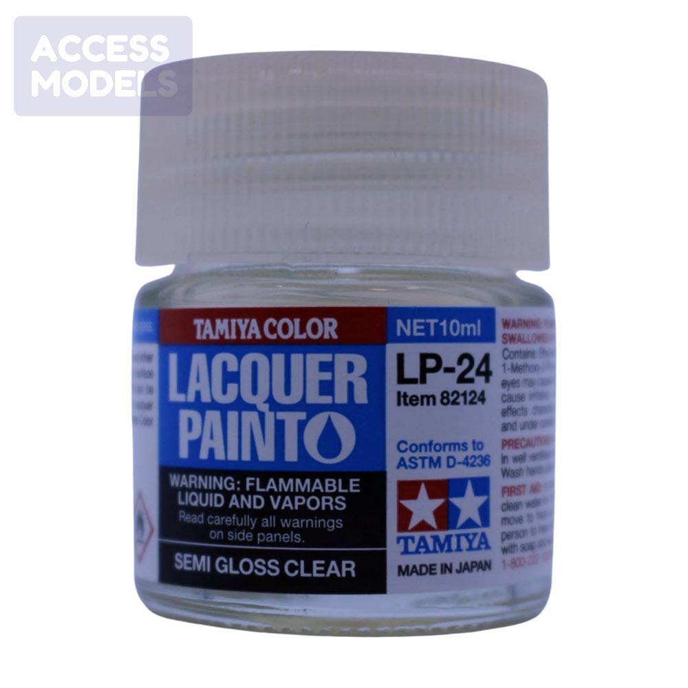 Tamiya Lacquer Paints 10Ml Lp24 Semi Gloss Clear