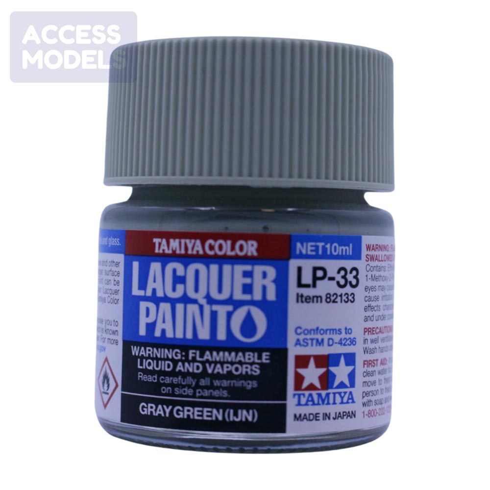 Tamiya Lacquer Paints 10Ml Lp33 Gray Green (Ijn)