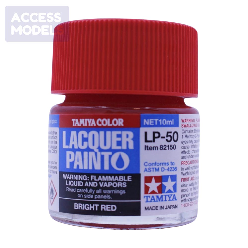 Tamiya Lacquer Paints 10Ml Lp50 Bright Red