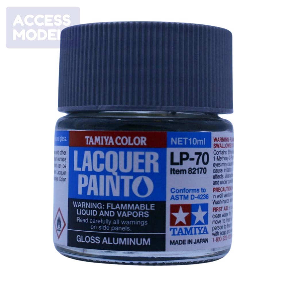 Tamiya Lacquer Paints 10Ml Lp70 Gloss Aluminium