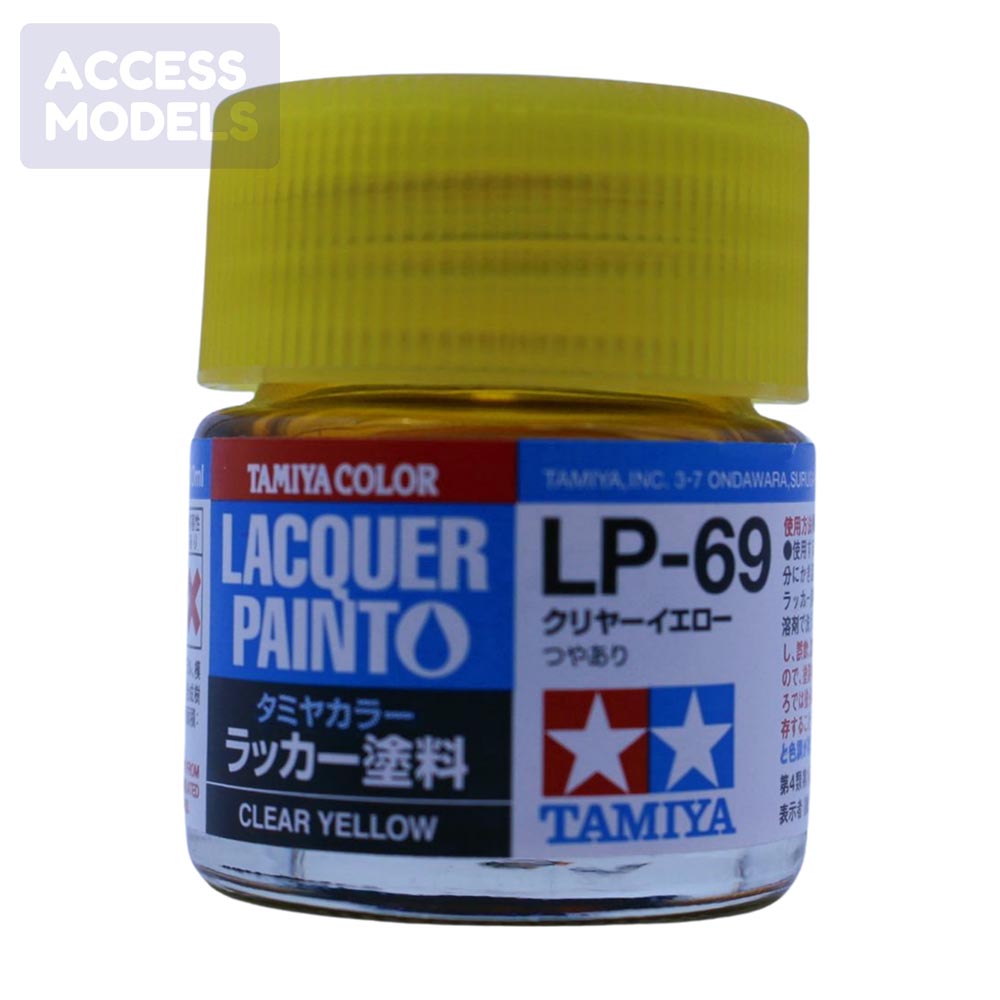 Tamiya Lacquer Paints 10Ml Lp69 Clear Yellow