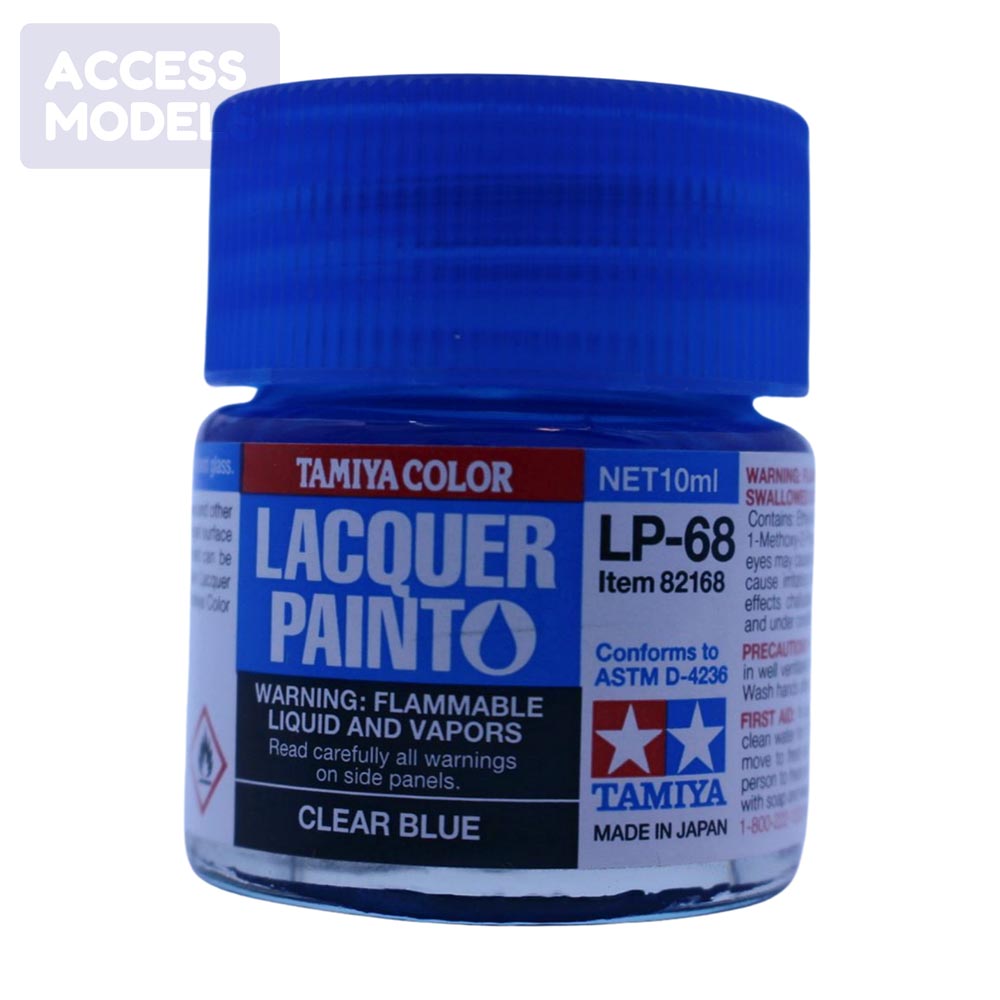 Tamiya Lacquer Paints 10Ml Lp68 Clear Blue