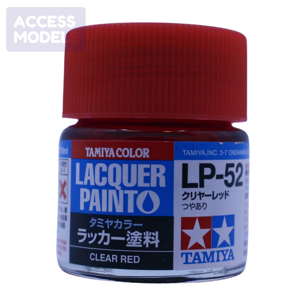 Tamiya Lacquer Paints 10Ml Lp52 Clear Red