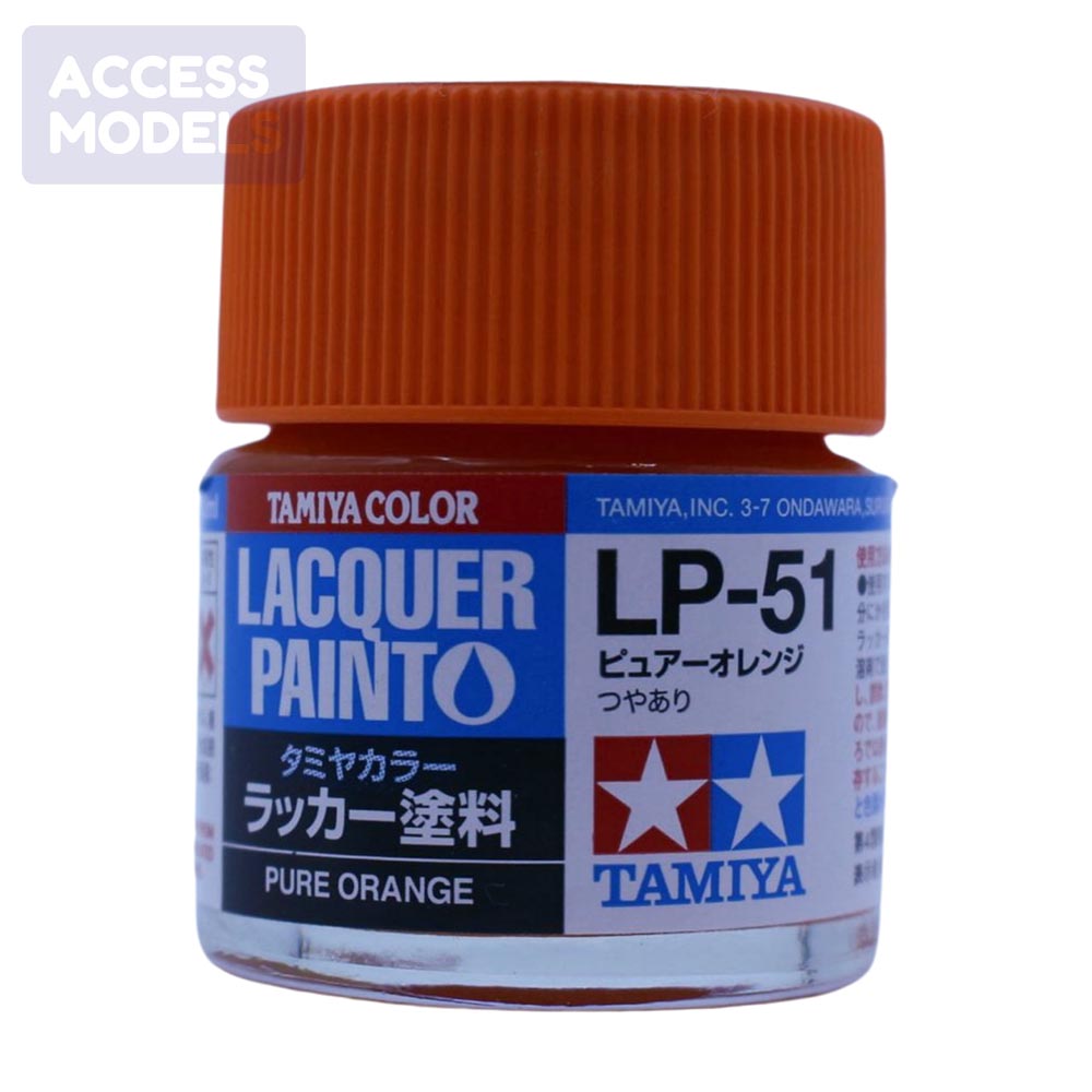 Tamiya Lacquer Paints 10Ml Lp51 Pure Orange