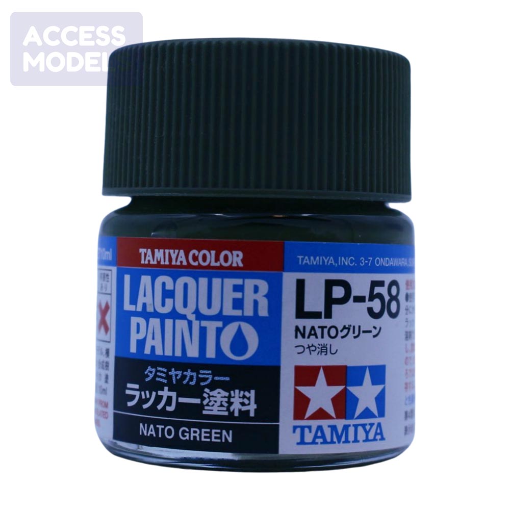 Tamiya Lacquer Paints 10Ml Lp58 Nato Green