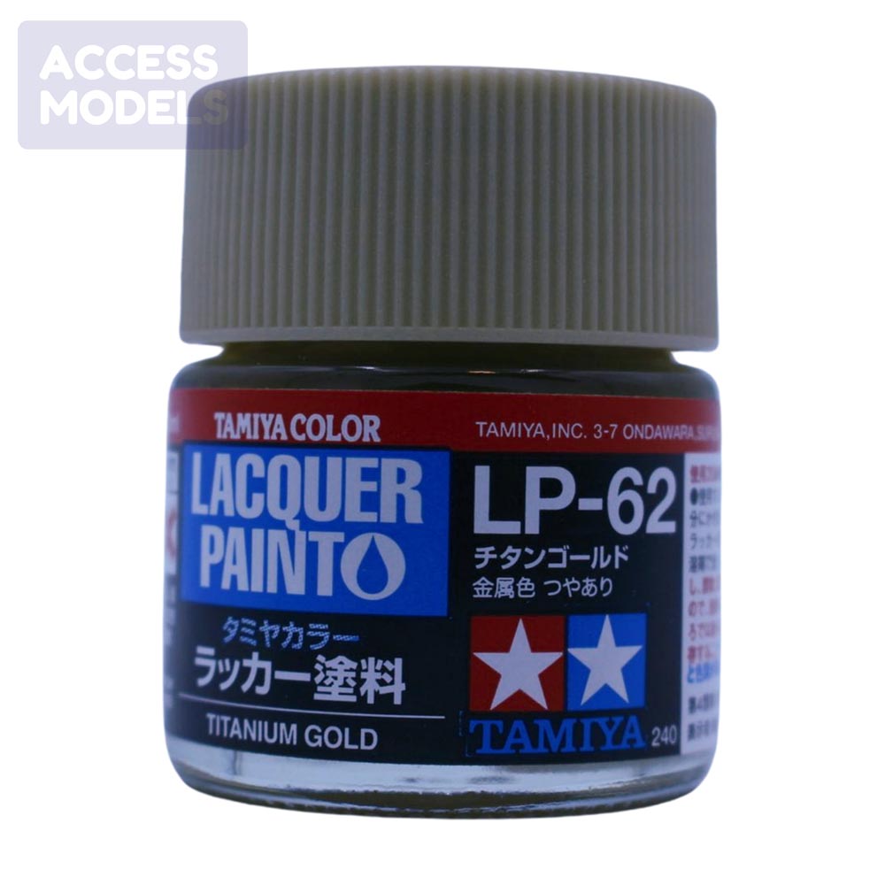 Tamiya Lacquer Paints 10Ml Lp62 Titanium Gold