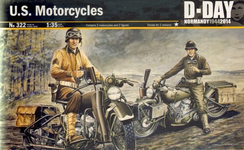 2 U.S. Army Harley Davidson's