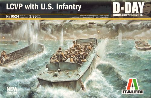 LCVP with U.S. Infantry
