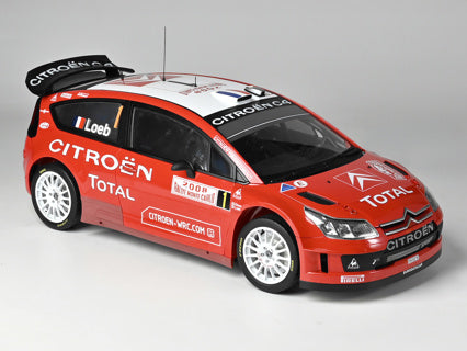 Citroën C4 WRC 2008 Red 1/8 Scale Full Metal Kit