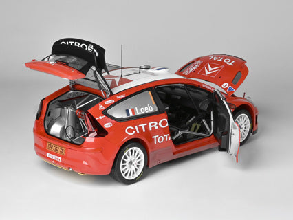 Citroën C4 WRC 2008 Red 1/8 Scale Full Metal Kit