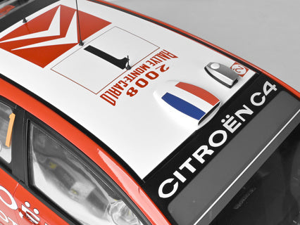 Citroën C4 WRC 2008 Red 1/8 Scale Full Metal Kit