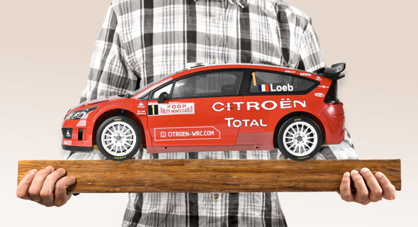 Citroën C4 WRC 2008 Red 1/8 Scale Full Metal Kit