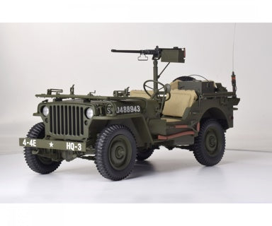 Willys Jeep with trailer and accessories 1/8 Full kits