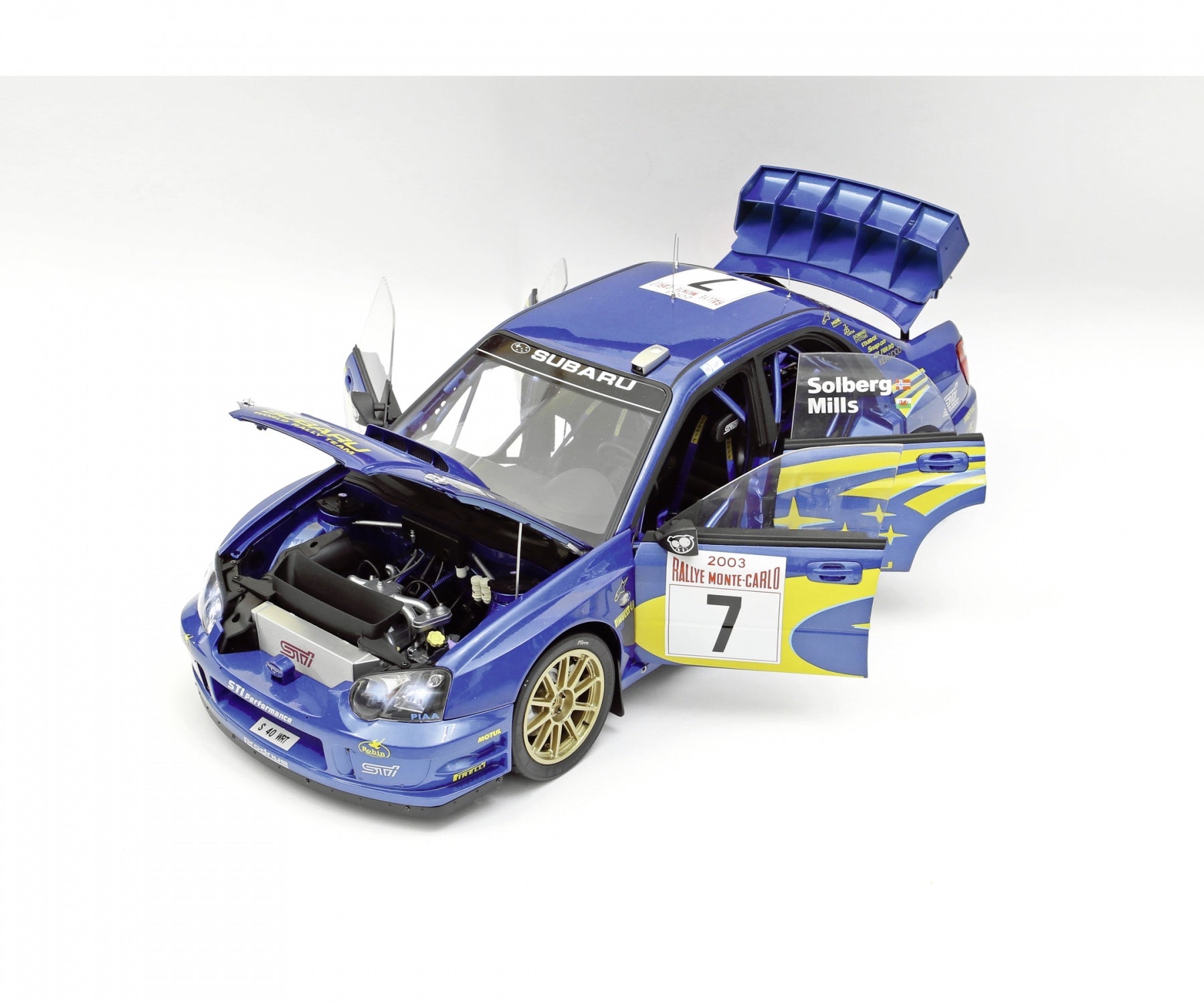 Full Kit Subaru Impreza 1/8 Scale Metal Kit