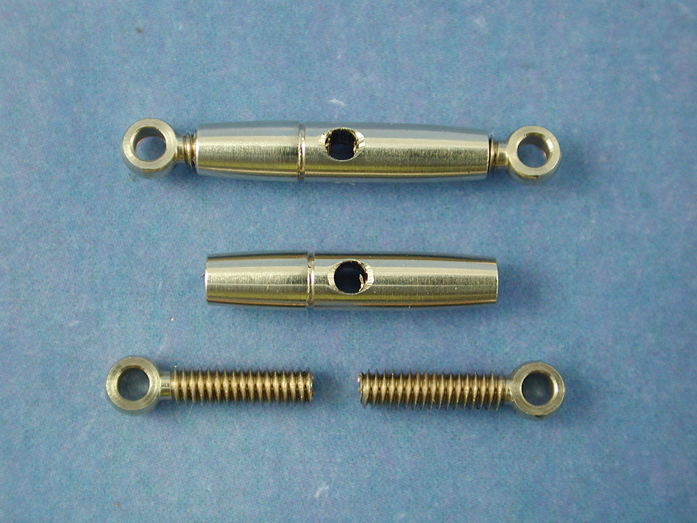 Turnbuckle, 3mm Eye, 14mm Ctr