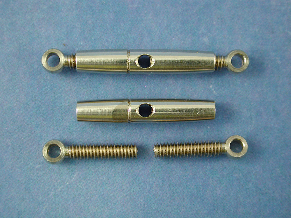 Turnbuckle, 3mm Eye, 16mm Ctr