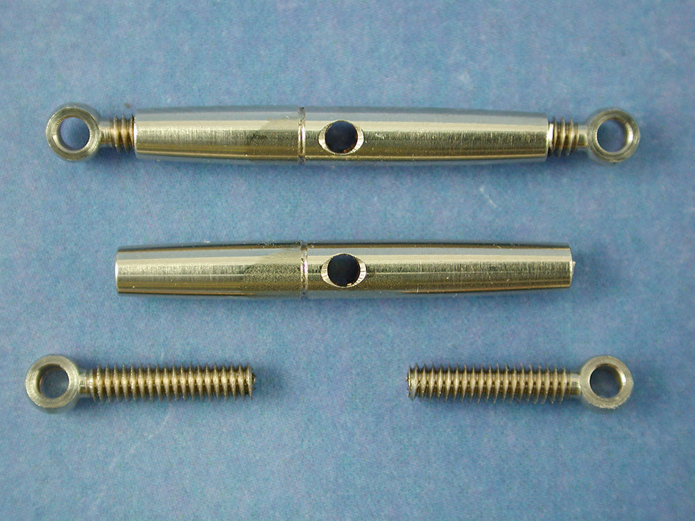 Turnbuckle, 3mm Eye, 20mm Ctr