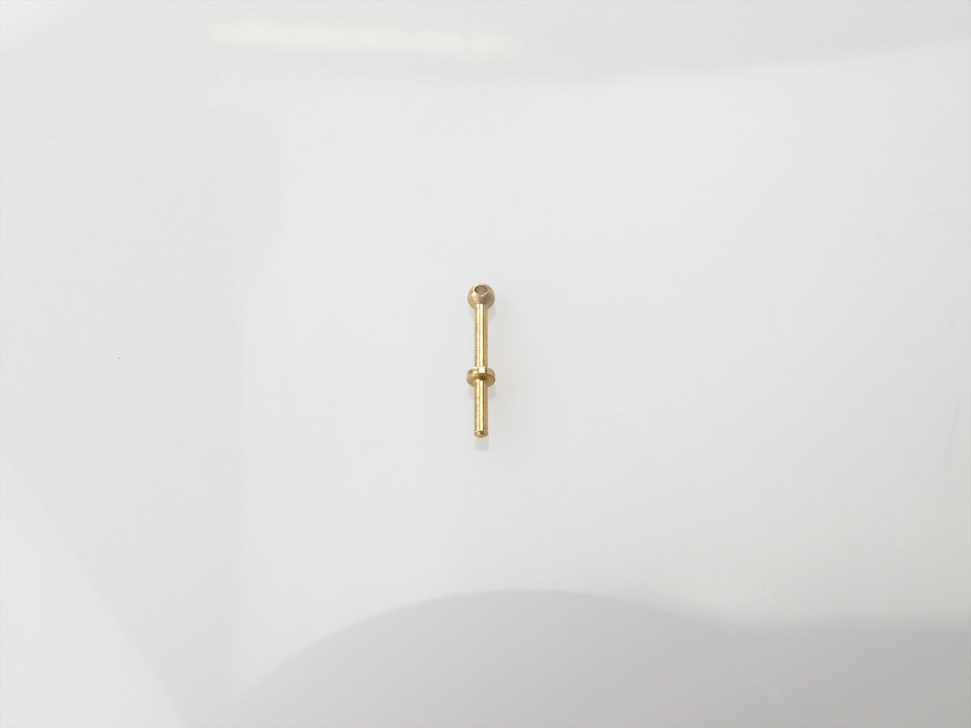 1 Hole Stanchion, Brass 6mm (Pk10)