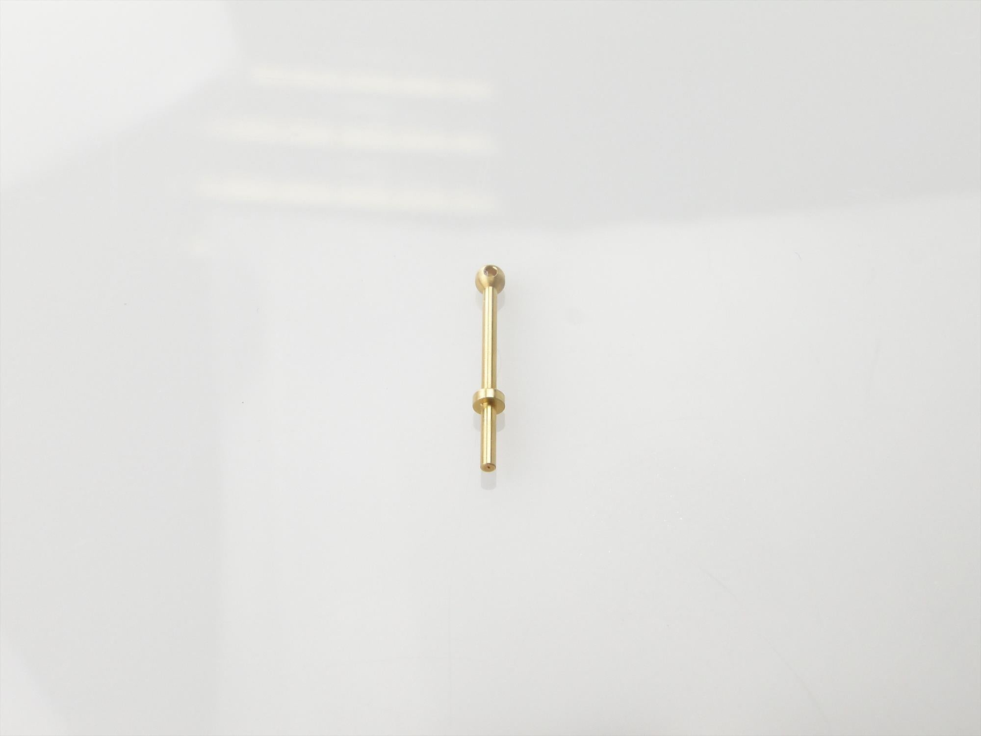 1 Hole Stanchion, Brass 10mm (Pk10)