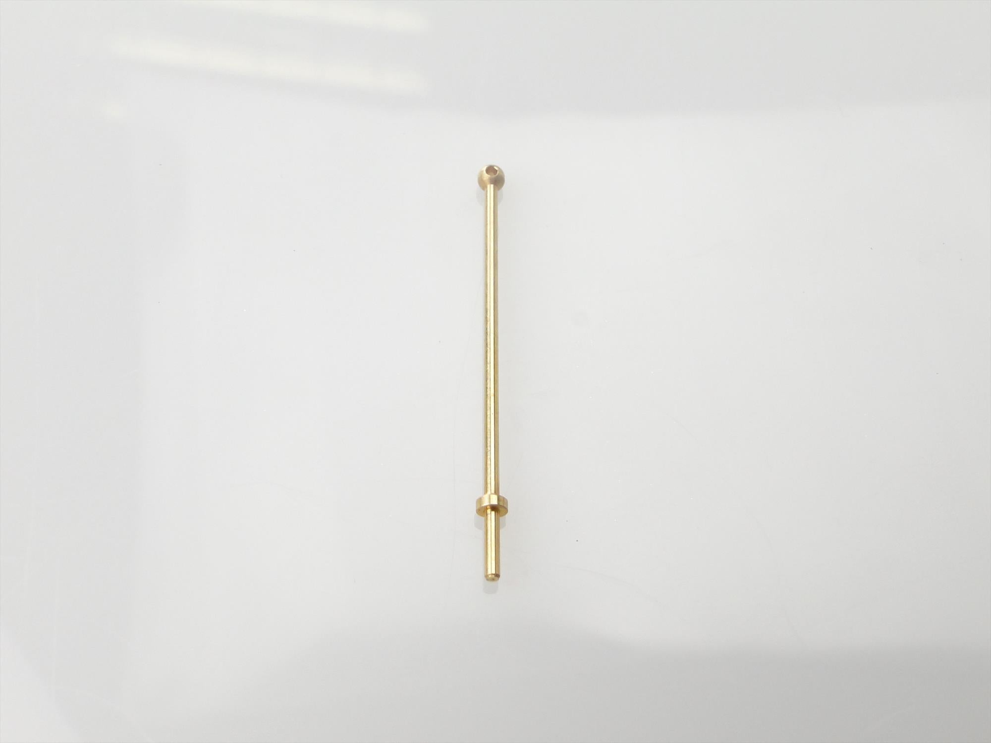 1 Hole Stanchion, Brass 30mm (Pk10)