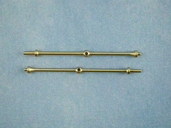 1 Hole Capping Stanchion, Brass 35mm (pk10)
