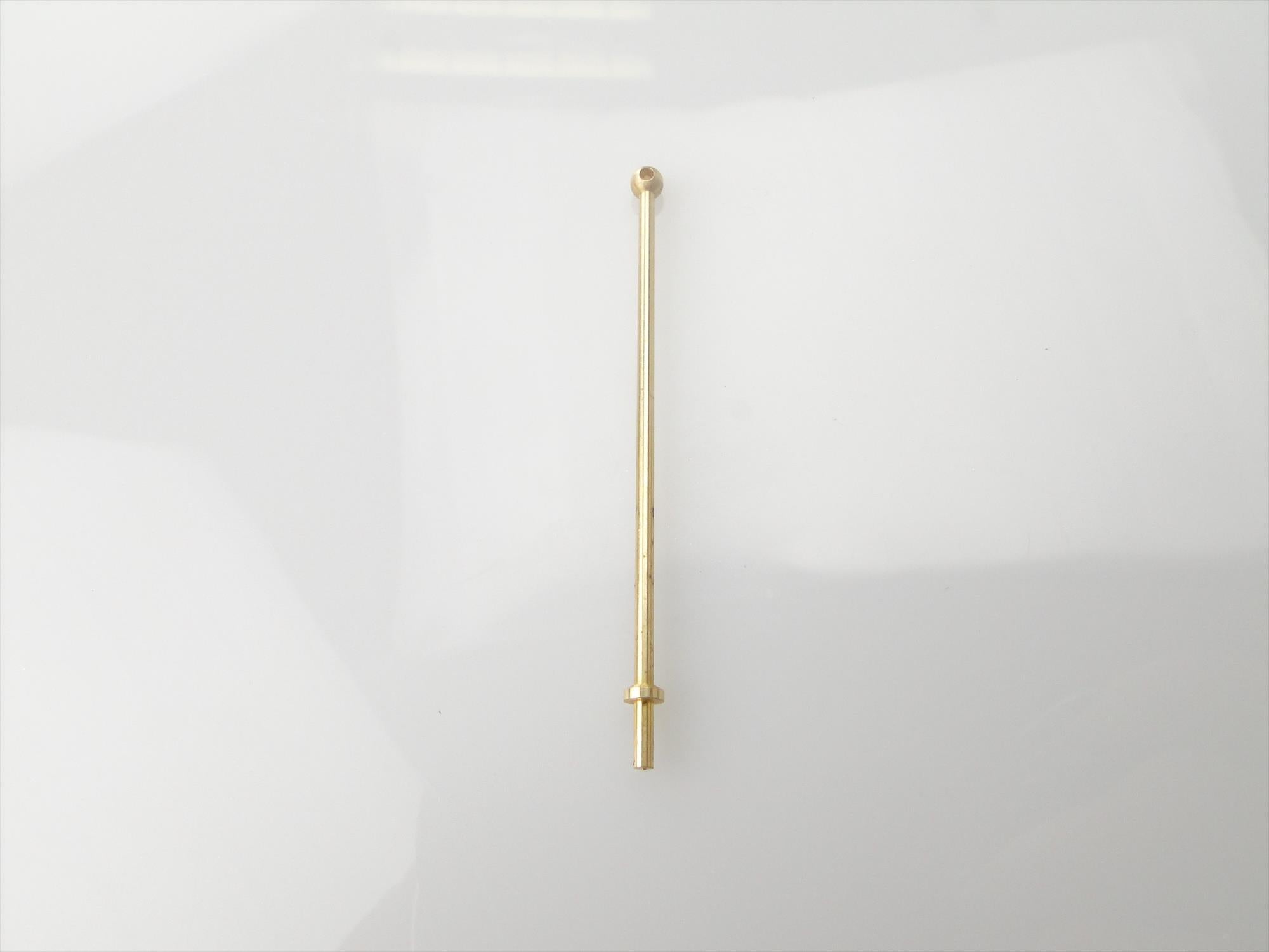 1 Hole Stanchion, Brass 40mm (Pk10)