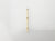 2 Hole Stanchion, Brass 25mm (Pk10)