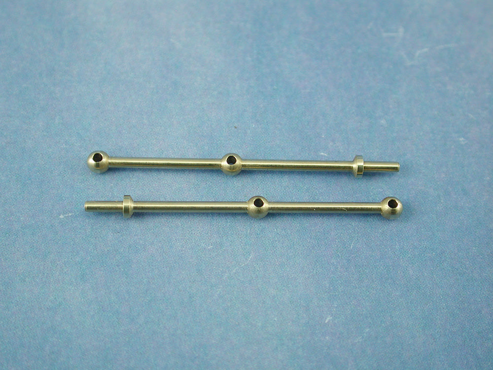 2 Hole Stanchion, Brass 30mm (Pk10)