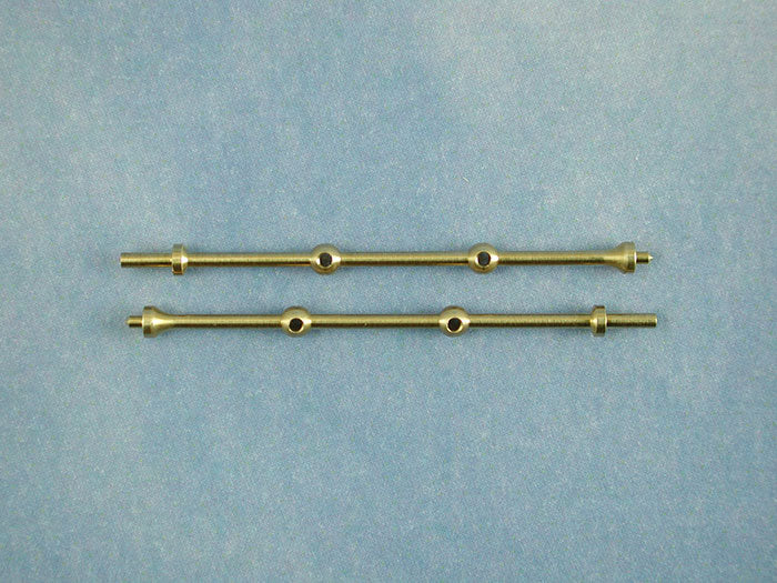 2 Hole Capping Stanchion, Brass 35mm (pk10)