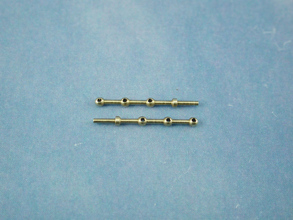 3 Hole Stanchion, Brass 15mm (Pk10)