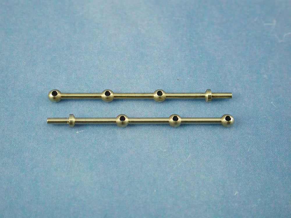 3 Hole Stanchion, Brass 30mm (Pk10)