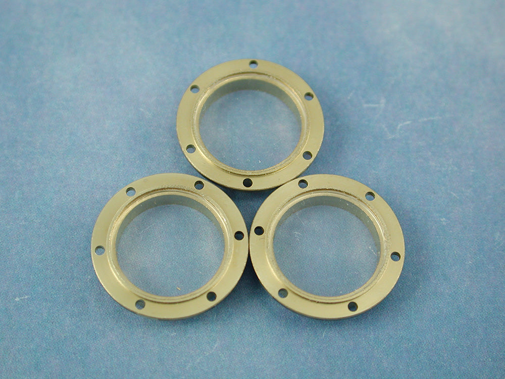 Porthole, 16mm, With 6 Hole Flange, Glazed, 10pk