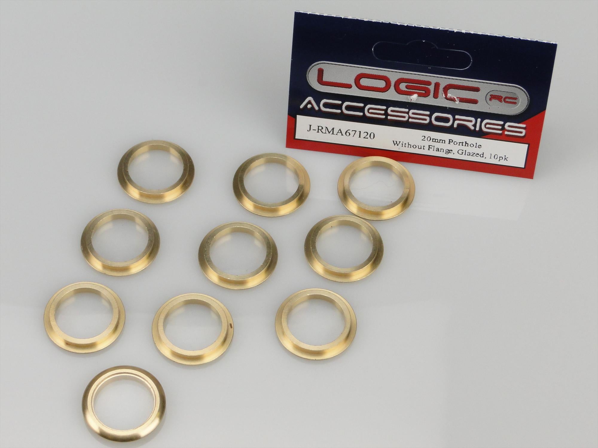 Porthole, 20mm, Without Flange, Glazed, 10pk