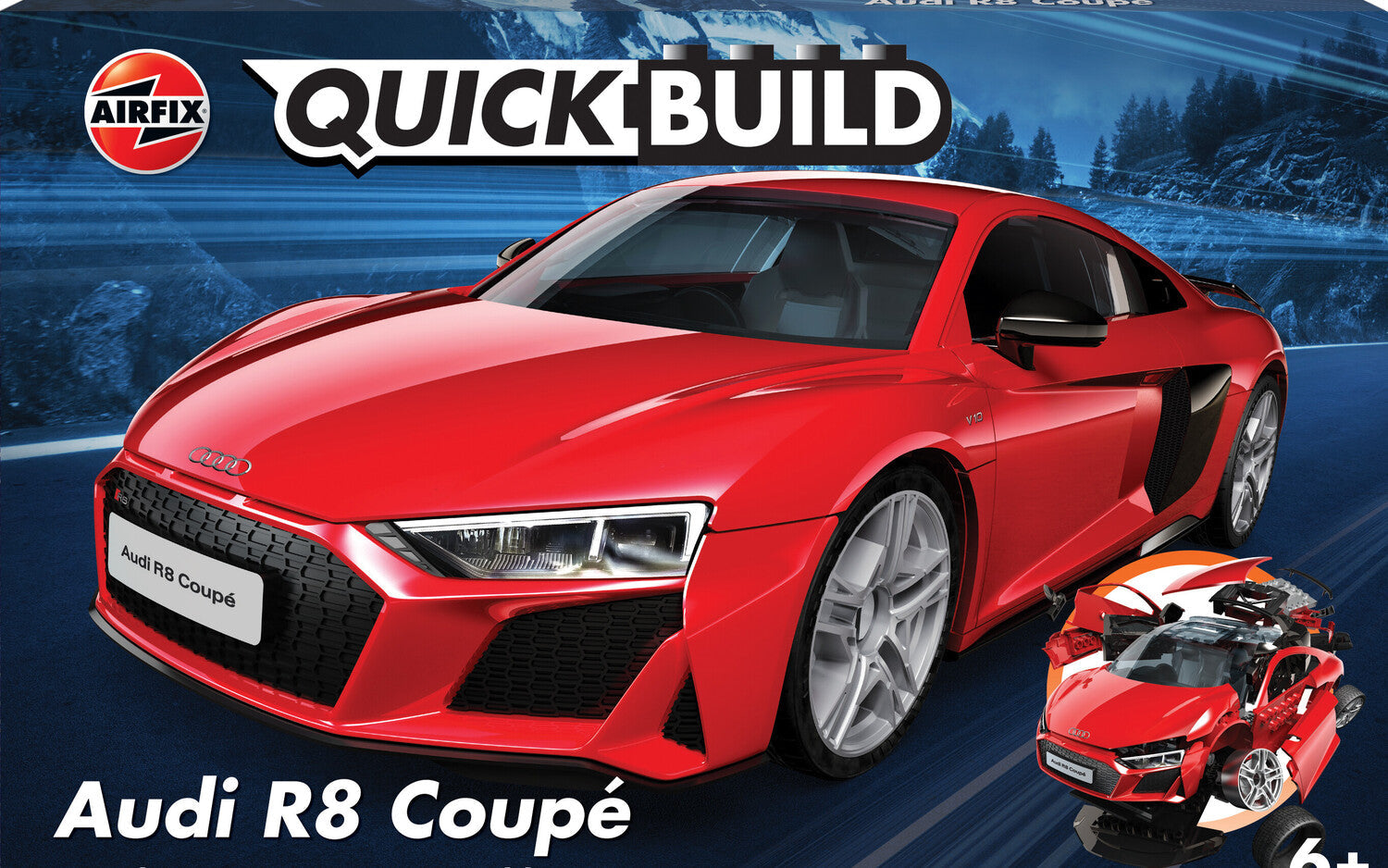 QUICKBUILD Audi R8 Coupe Red