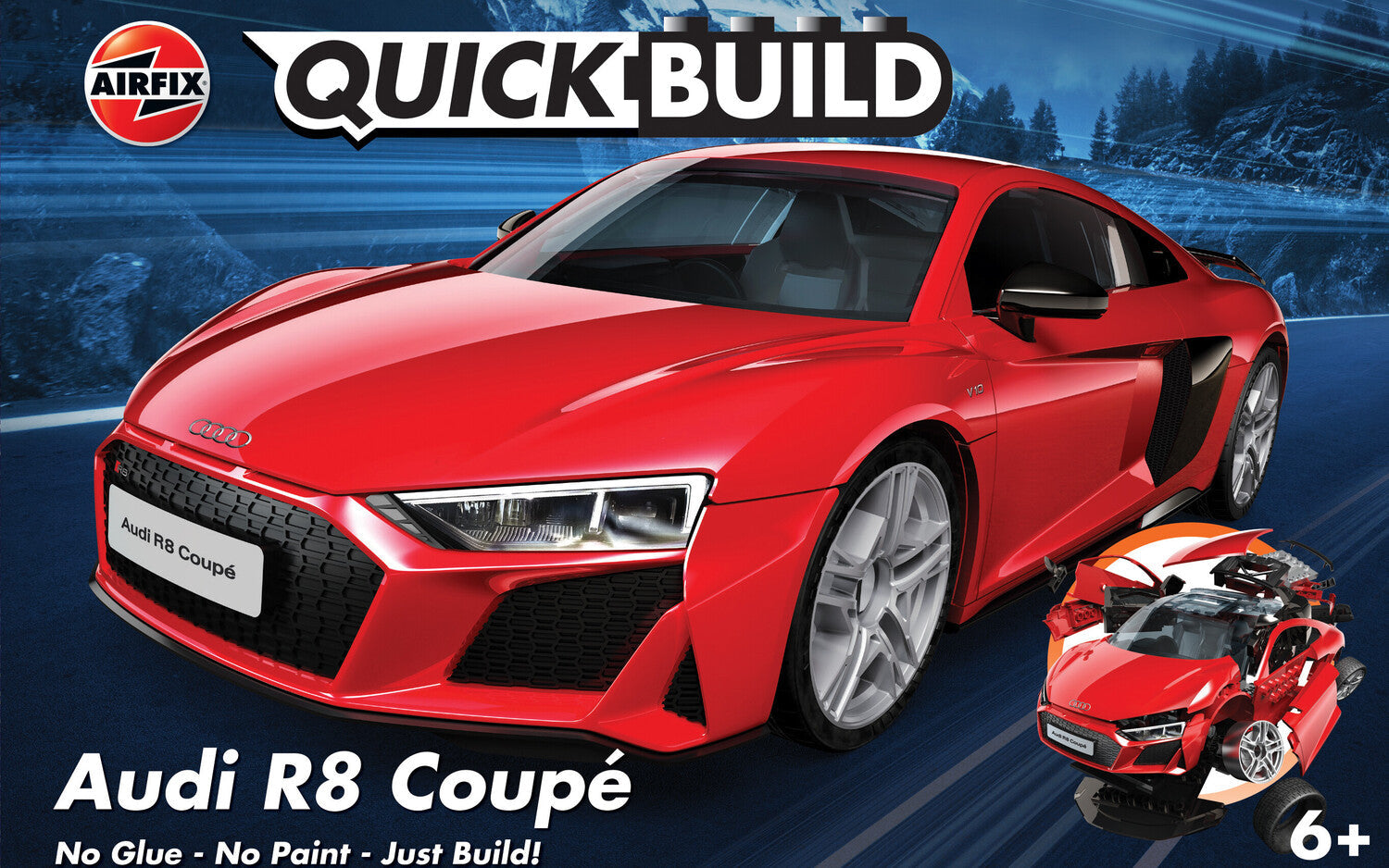 QUICKBUILD Audi R8 Coupe Red