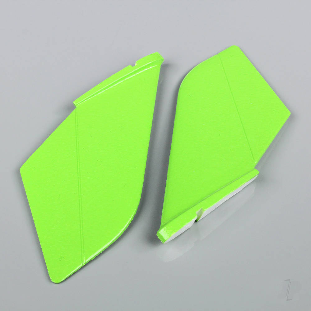 JP Vertical Fin Set Green (Painted with decal) (F-38) JPDF12010