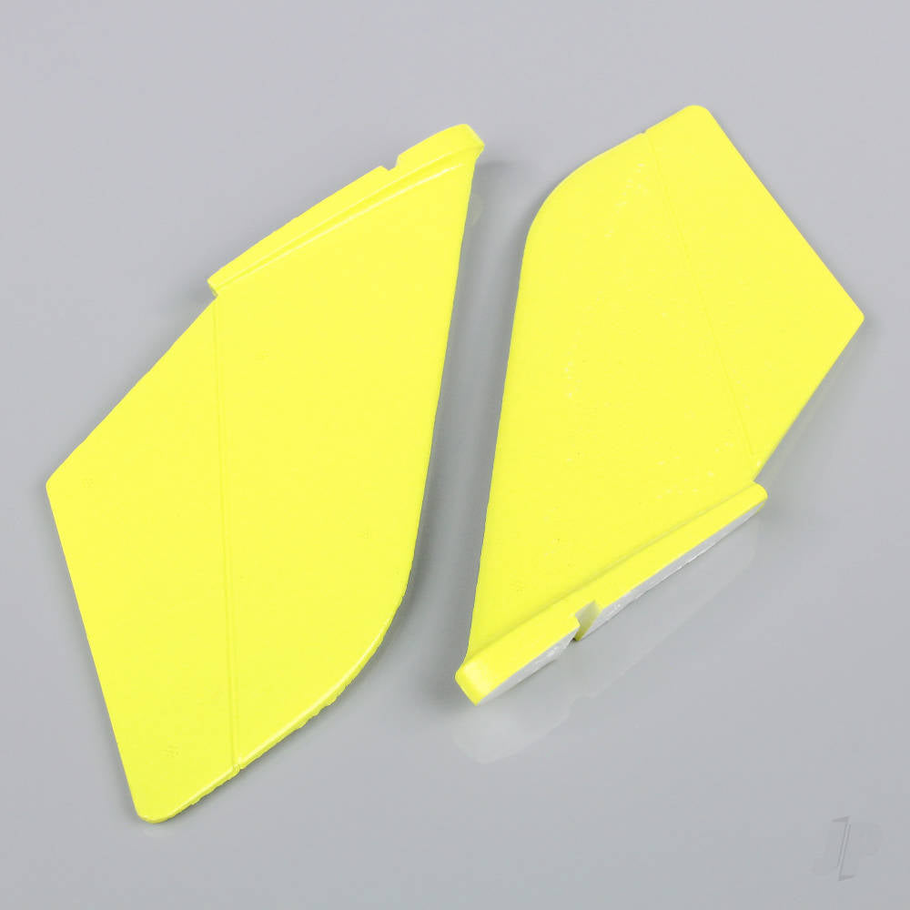 JP Vertical Fin Set Yellow (Painted with decal) (F-38) JPDF12011