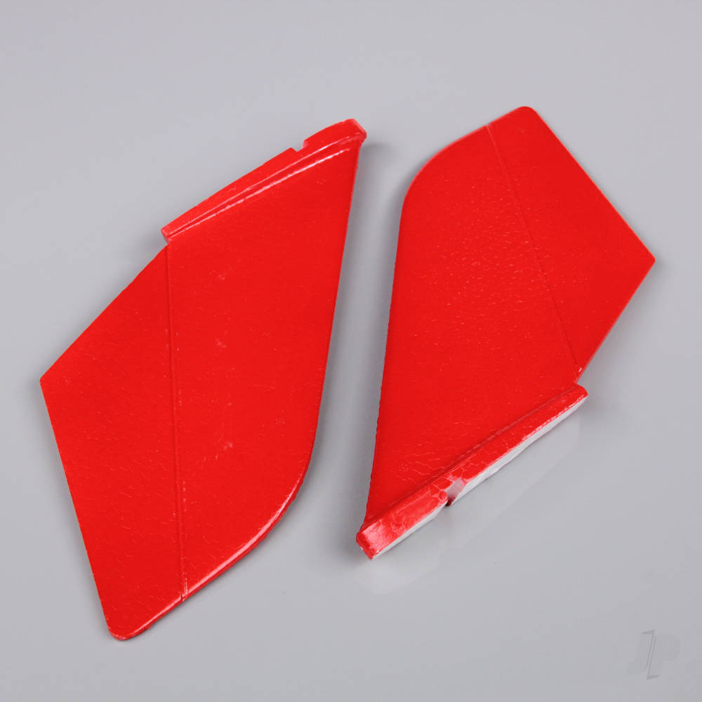 JP Vertical Fin Set Red (Painted with decal) (F-38) JPDF12012