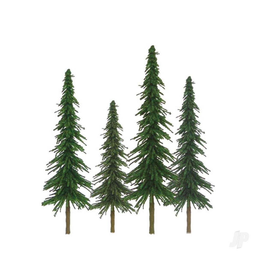 JTT Econo Spruce, 1in to 2in, Z-Scale, (55 per pack) JTT92025 1