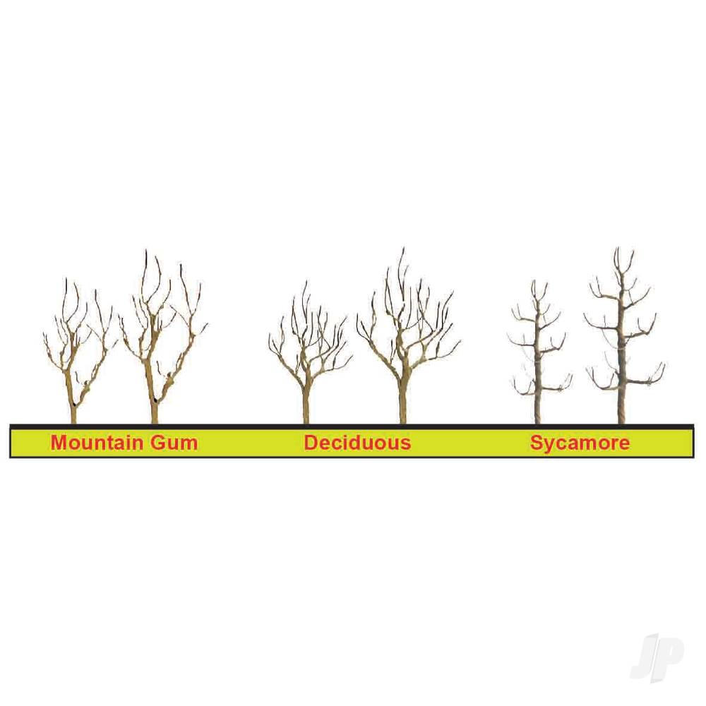 JTT Mountain Gum Tree Armature, 4in, (3 per pack) JTT94120