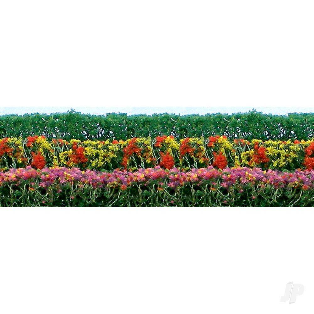 JTT Flower Hedges, 5x3/8x5/8in, HO-Scale, (8 per pack) JTT95510 Main