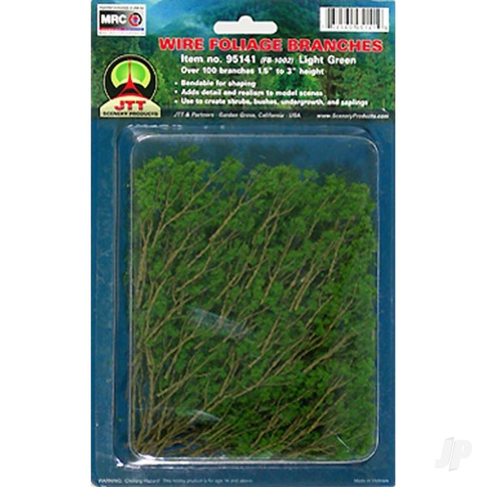 JTT Light Green Branches, 1.5in to 3in, (60 per pack) JTT95518 1