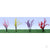 JTT Flower Bushes Assorted, 1/2in to 3/4in, HO-Scale, (40 pack) JTT95545 Main