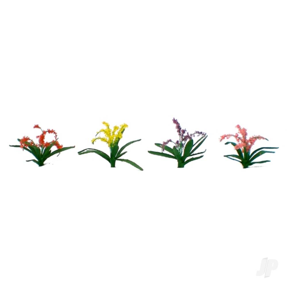 JTT Flower Plants Assorted, 3/8in, HO-Scale, (30 per pack) JTT95548 1