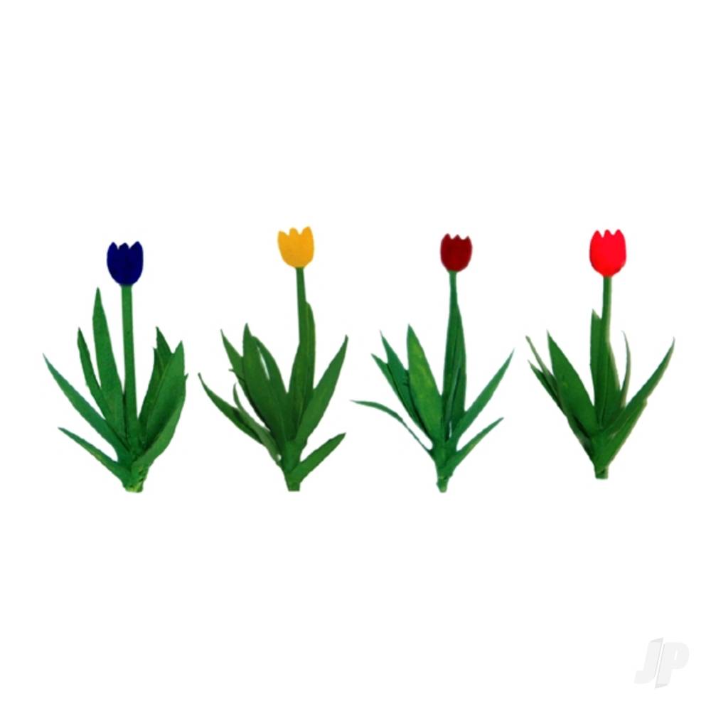 JTT Tulips, 1/2in, HO-Scale, (36 per pack) JTT95554 1