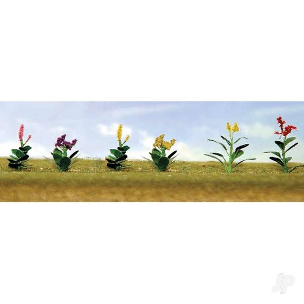 JTT Assorted Flower Plants 4, HO-Scale, (12 per pack) JTT95563 1