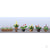 JTT Assorted Potted Flower Plants 3, HO-Scale, (6pack) JTT95569 Main