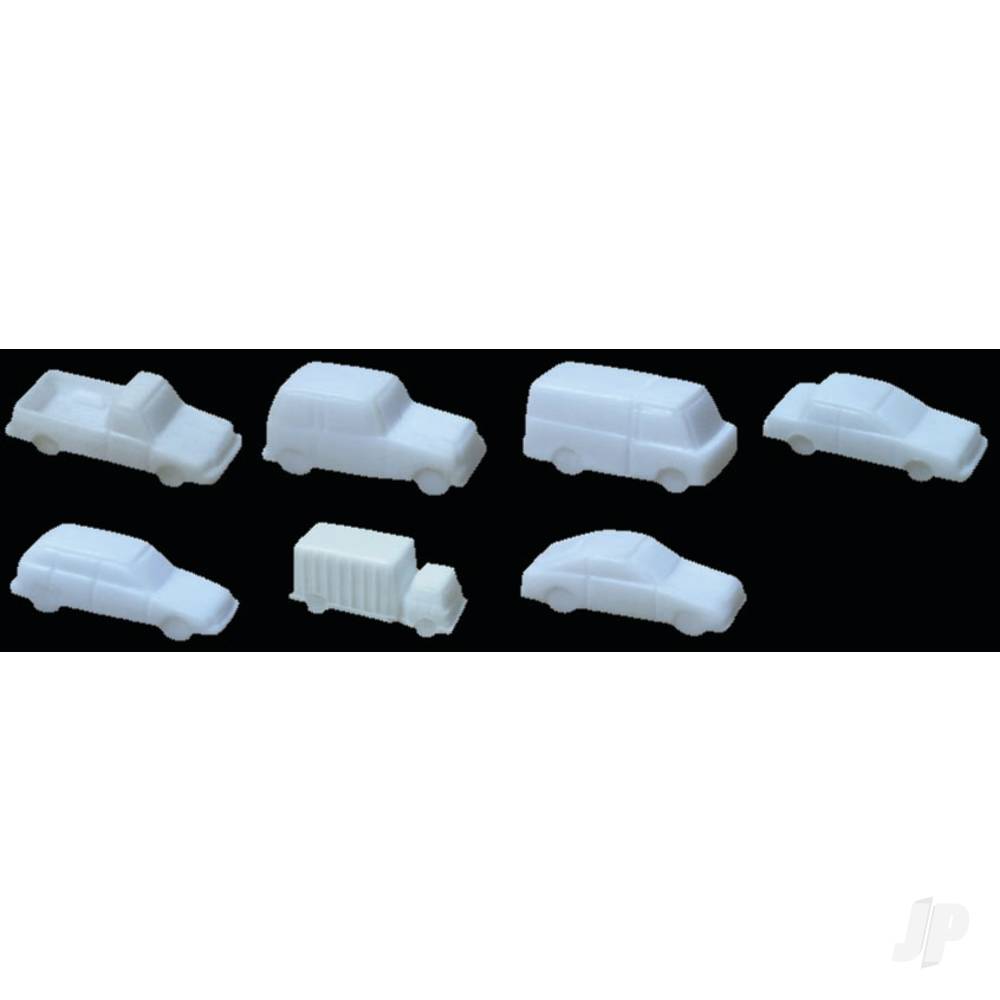 JTT Mixed Styles, White, 1/8in=1'-0in 1:100, (7 per pack) JTT97010 Main