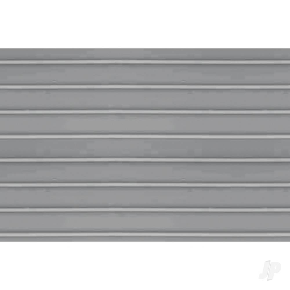 JTT Ribbed Roof, HO-Scale, 1:100, (2 per pack) JTT97407 1